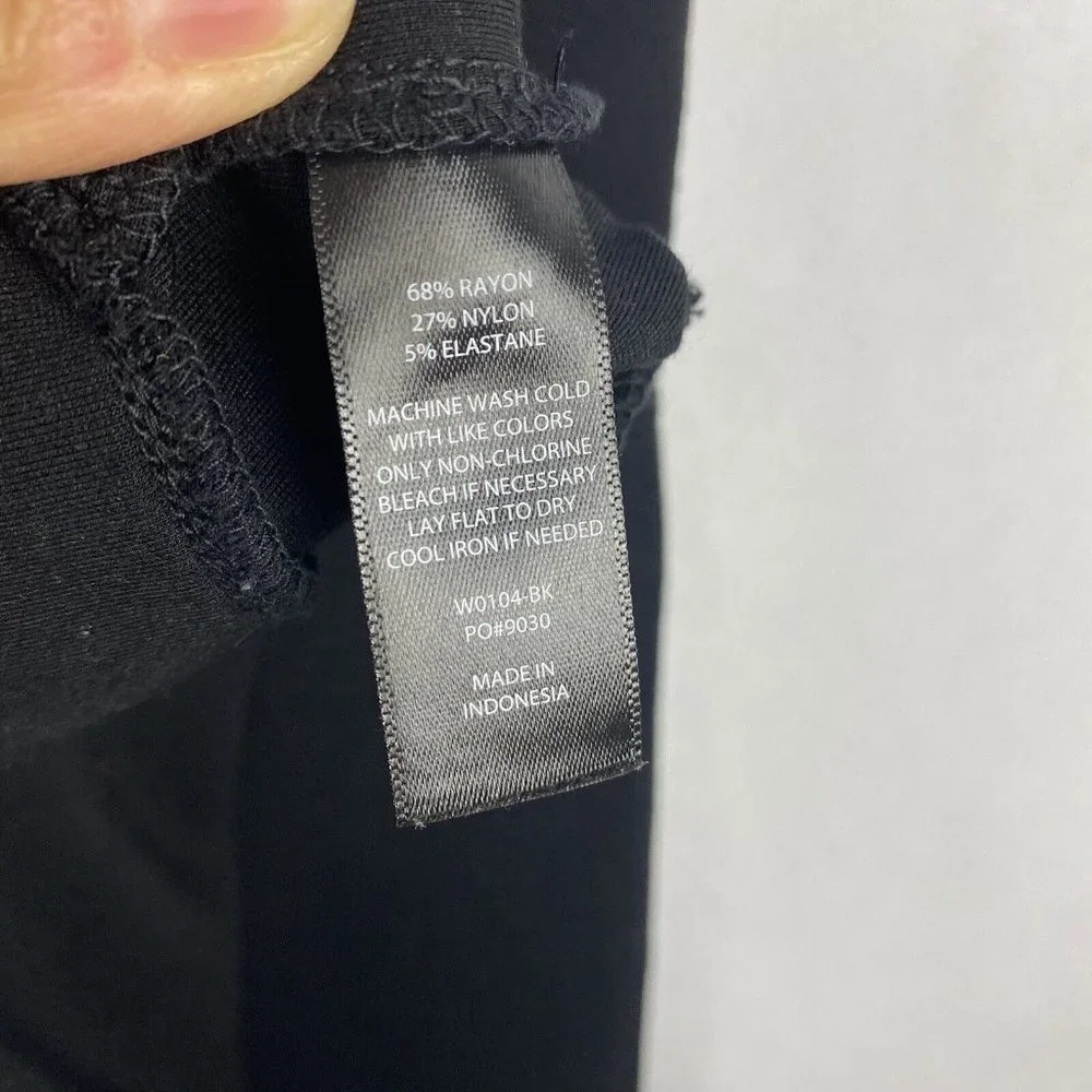 Betabrand Dress Pant Yoga Pants Boot Cut Classic Black Medium Petite W0104-BK - Picture 7 of 7